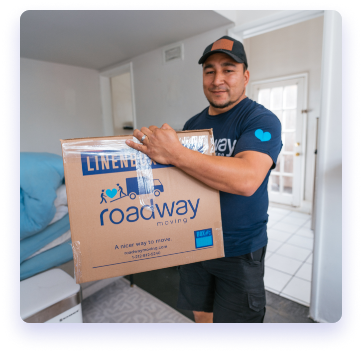 Boxes being unpacked in a new home