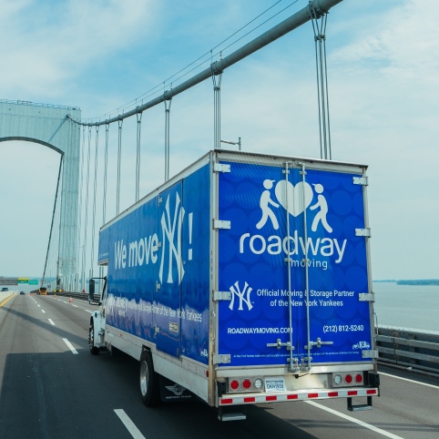 Roadway Moving's crew during a move in NYC
