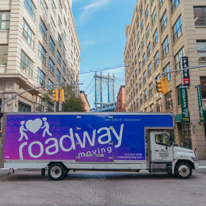 Roadway Moving's crew during a move in NYC